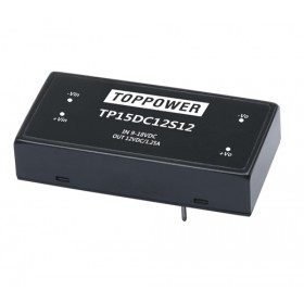 TP15DC48D15, 36-72Vin ±15Vout ±500mA 15W DC/DC Konvertör