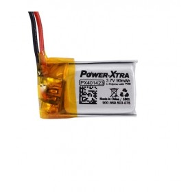 PX401423, Power-Xtra 3.7V 90 Mah Li-Polymer Pil (PCM/1.5A)