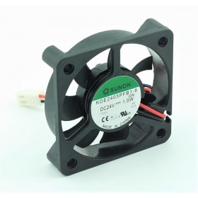 KDE2405PFB1-8, 50x50x10mm 24VDC 1.0W 2 Kablolu Fan