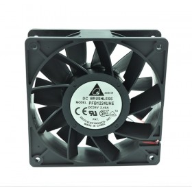 PFB1224UHE, 120X120X38mm 24VDC 2.40A 2 Kablolu Fan