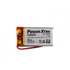 PX602035, Power-Xtra 3.7V 370mAh Li-Polymer Pil (Devreli/1.5A)