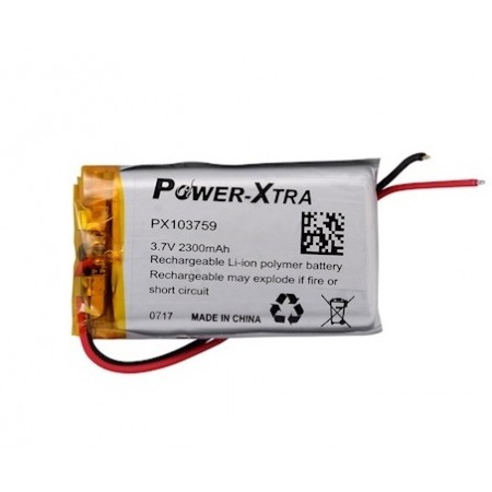 PX103759, Power-Xtra 3.7V 2300mAh Li-Polymer Pil