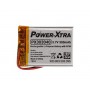PX303040, Power-Xtra 3.7V 300mAh Li-Polymer Pil (PCM/1.5A)
