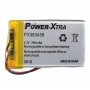 PX383458, Power-Xtra 3.7V 760mAh Li-Polymer Pil