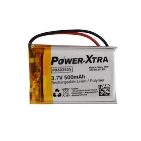 PX602535, Power-Xtra 3.7V 500mAh Li-Polymer Pil (Devreli/1.5A)