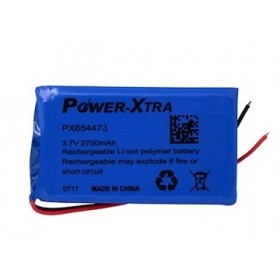 PX654473, Power-Xtra 3.7V 2700mAh Li-Polymer Pil
