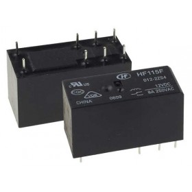 HF115F-012-2ZS4, HF115F, 8A 12Vdc Röle