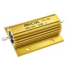 HS100 33R J, 33R 100W Alüminyum Direnç