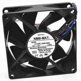 3110RL-04W-B86, 12VDC 0.65A 4 Kablolu Fan