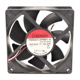 PMD2412PMB1-A(2).GN, 120x120x38mm 24VDC 18.2W 2 Kablolu Fan