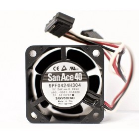 9PF0424H304, 40x40x28mm 24VDC 0.095A 3 Kablolu Fan