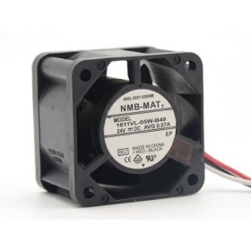 1611VL-05W-B49, 40x40x28mm 24VDC 0.07A 3 Kablolu Fan