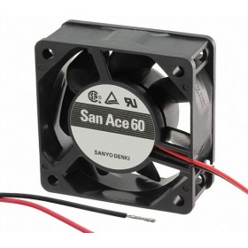 9G0624G102, 60x60x38mm 24VDC 0.85A 2 Kablolu Fan