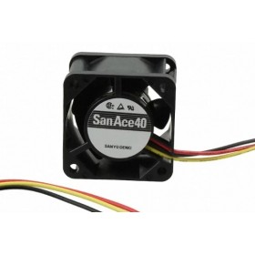 109P0424J3D013, 40x40x28mm 24VDC 0.18A 3 Kablolu Fan