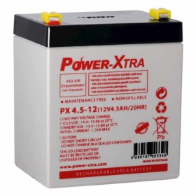 Power-Xtra 12V 4.5Ah Bakımsız Kuru Akü