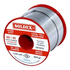Soldex 601005 0.50mm 500gr Sn:60 Pb:40 Lehim Teli