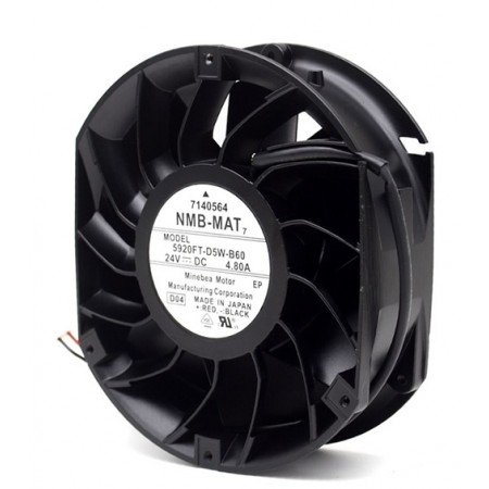 5920FT-D5W-B60, 172x150x51mm 24VDC 4.8A 2 Kablolu Fan