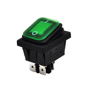 AF104W-Y, Geniş Işıklı Anahtar Körüklü Yeşil