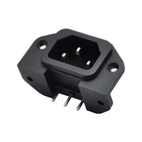 AF212C, Power Soket Erkek 90' Kulaklı