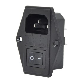 AF214, Power Soket Anahtarlı Sigorta Yuvalı Kulaklı