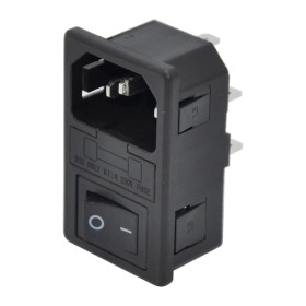 AF214A, Power Soket Anahtarlı Sigorta Yuvalı Kulaksız