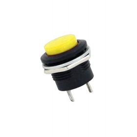 AF180A-SA, Plastik Buton 16mm Sarı