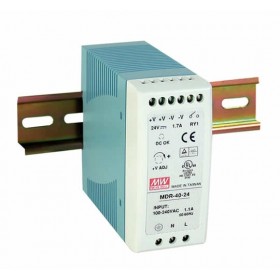 MDR-40-48, 48VDC 0.83A Ray Montaj Güç Kaynağı, Mean Well