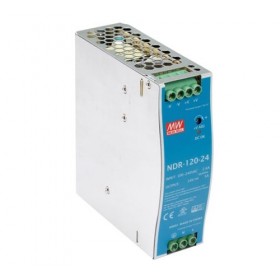 NDR-120-24, 24VDC 5.0A Ray Montaj Güç Kaynağı, MeanWell