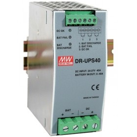 DR-UPS40, 24-29VDC Ray Tipi UPS Modül, MeanWell
