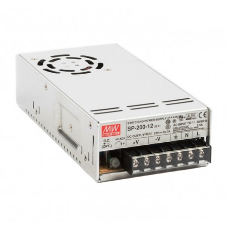 SP-200-3.3, 3.3VDC 40.0A 200W Güç Kaynağı, MeanWell