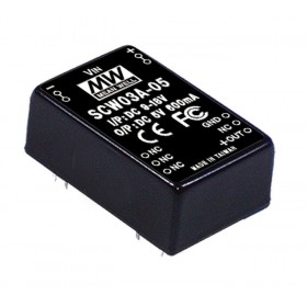 SCW03C-15, 36-72Vin 15Vout 200mA 3W DC/DC Konvertör