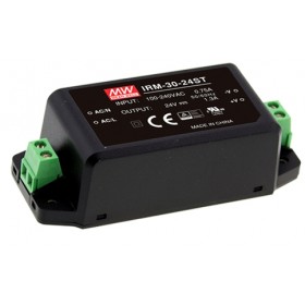 IRM-30-15ST, 15VDC 30W 2.0A Klemensli AC/DC, MeanWell