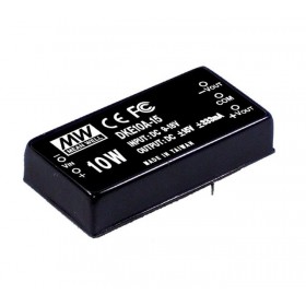 DKE10C-12, 36-72Vin ±12Vout ±420mA 10W DC/DC Konvertör, MeanWell