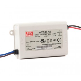 APV-35-15, 15VDC 2.40A 35W LED Sürücü, Mean Well