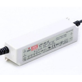 LPF-40-20, 20VDC 2A Voltaj Ayarlı LED Sürücü, Mean Well
