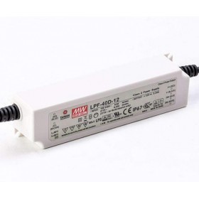 LPF-40D-48, 48VDC 0.84A Voltaj Ayarlı + Dimli LED Sürücü, Mean Well