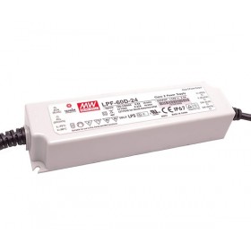 LPF-60D-42, 42VDC 1.43A Voltaj Ayarlı + Dimli LED Sürücü, Mean Well