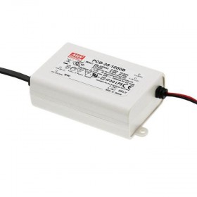 PCD-25-1050B, 1050mA 25W Sabit Akım Dimli LED Sürücü, Mean Well
