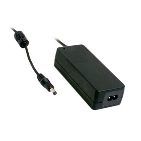 GSM60B24-P1J, 24VDC 2.5A 60W Priz Tip Medikal Adaptör, Mean Well
