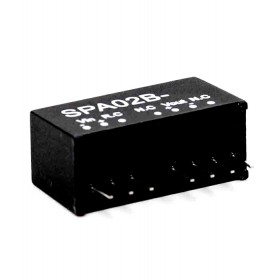 SPA02B-15, 18-36Vin 15Vout 133mA 2W DC/DC Konvertör, MeanWell