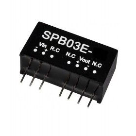 SPB03E-12, 4-5-9Vin 12Vout 250mA 3W DC/DC Konvertör, MeanWell
