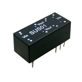 SUS01M-09, 12Vin 9Vout 111mA 1W DC/DC Konvertör, MeanWell