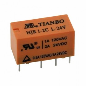 HJR1-2C-L-24V, 2A 24VDC, (DS2) 2 Form C Röle, HJR1-2C-L-24VDC-S-ZY
