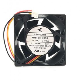 MMF-06H24SS, 60x60x25mm 24VDC 0.09A 3 Kablolu Fan