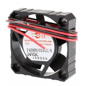 F40MM-024GK-9, 40x40x10mm 24VDC 0.9W 2 Kablolu Fan