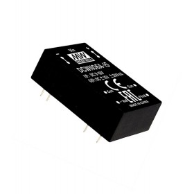DCWN06A-12, 9-18Vin ±12Vout ±250mA 6W DC/DC Konvertör, Mean Well