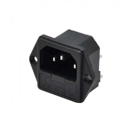 AF213, Power Soket Erkek Sigorta Yuvalı Kulaklı