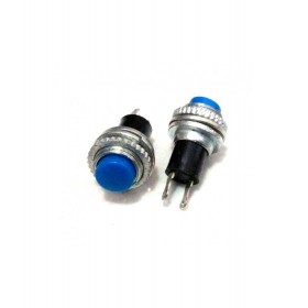 AF179-M, Metal Buton 10mm Mavi