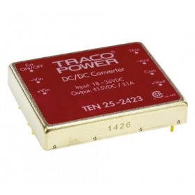 TEN 25-2423, 18-36Vin ±15Vout ±1A 30W DC/DC Konvertör