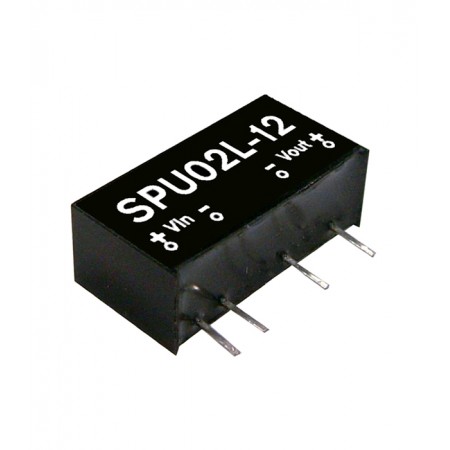 SPU02L-15, 5Vin 15Vout 133mA 2W DC/DC Konvertör, MeanWell